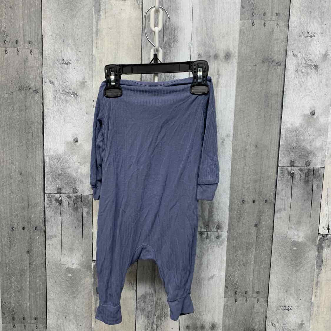 Size 3-6 Months Blue Modern Moments by Gerber Footy PJs
