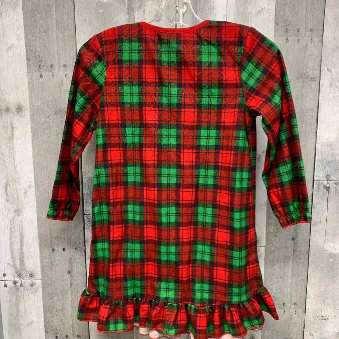 Size 4T Red/Green B Brand Nightgown