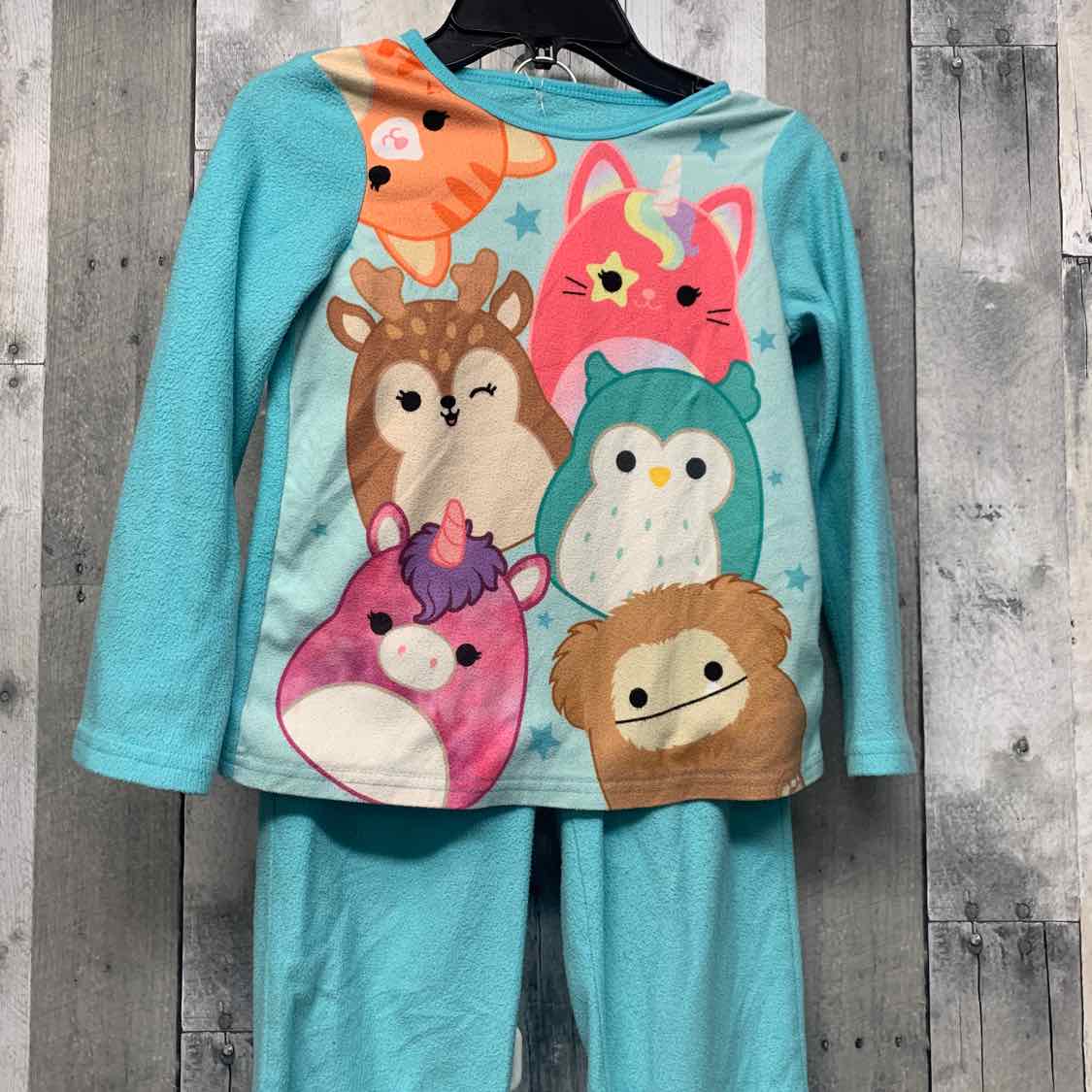 Size Medium Teal Print B Brand 2pc PJs