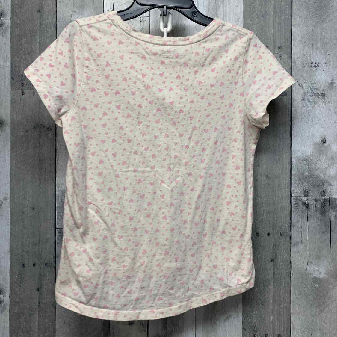 Size 14/16 White/Pink Old Navy T Shirt