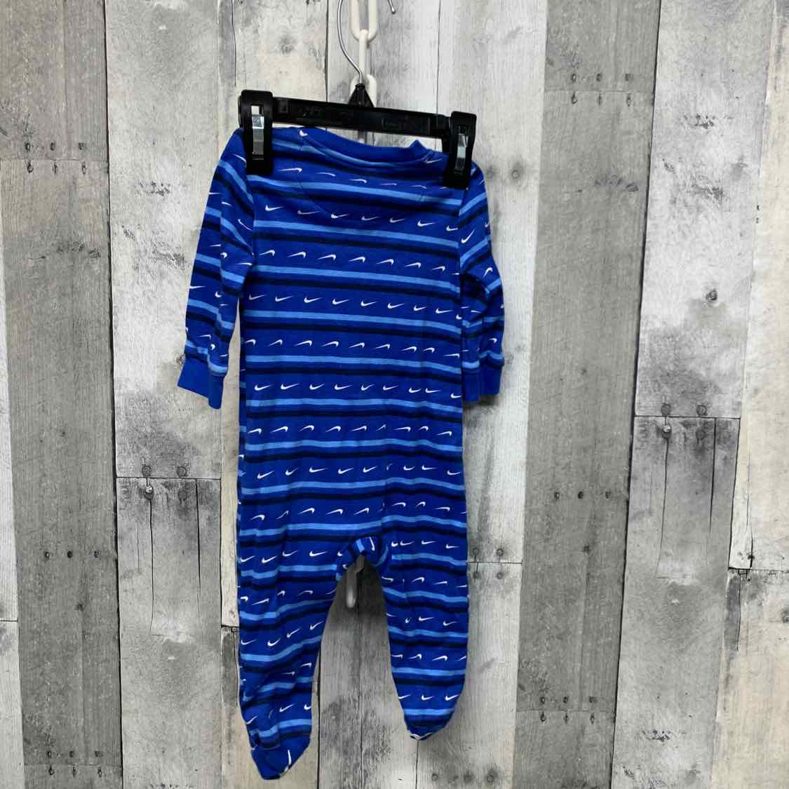 Size 6 Months Blue Print Sport Brand Footy PJs