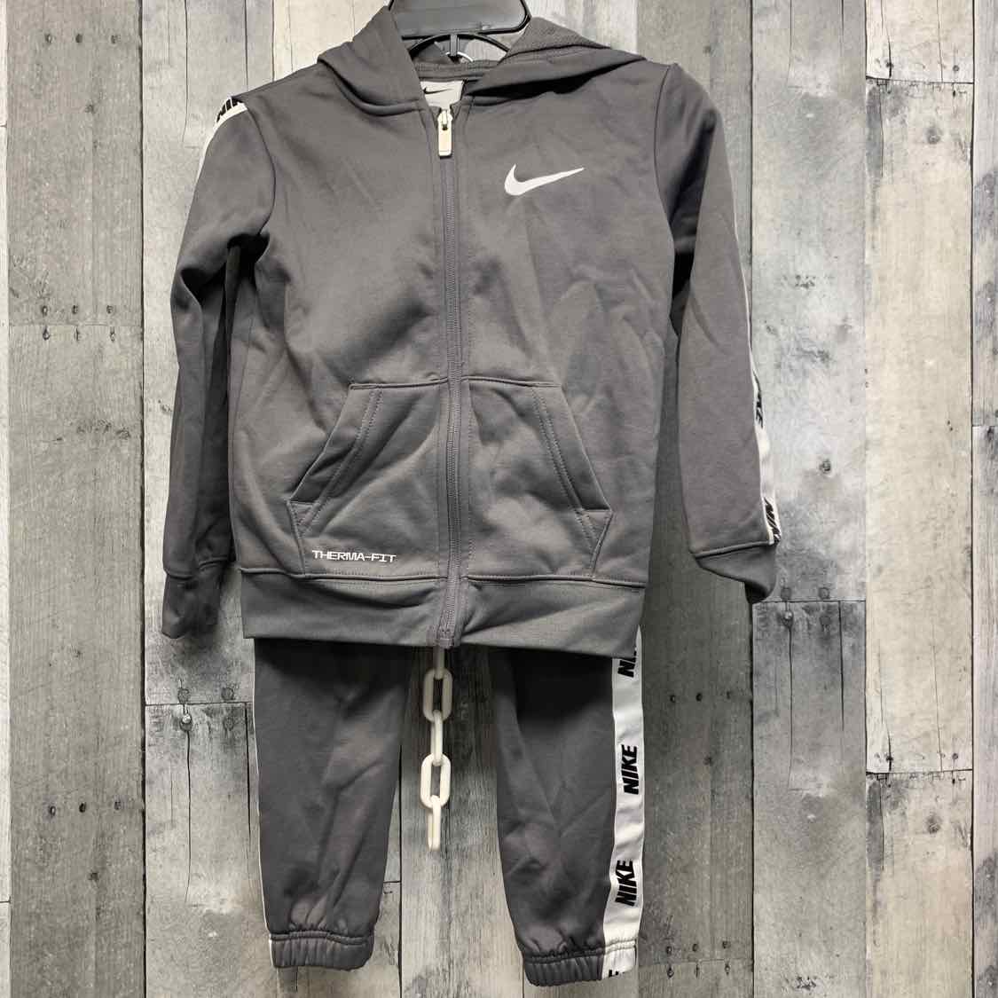 Size 4 Gray/White Sport Brand Jacket/Pants