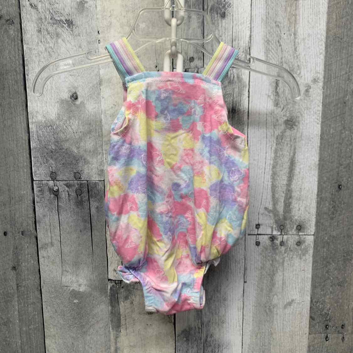 Size 3 Months Rainbow Hurley Romper - OodlesCB