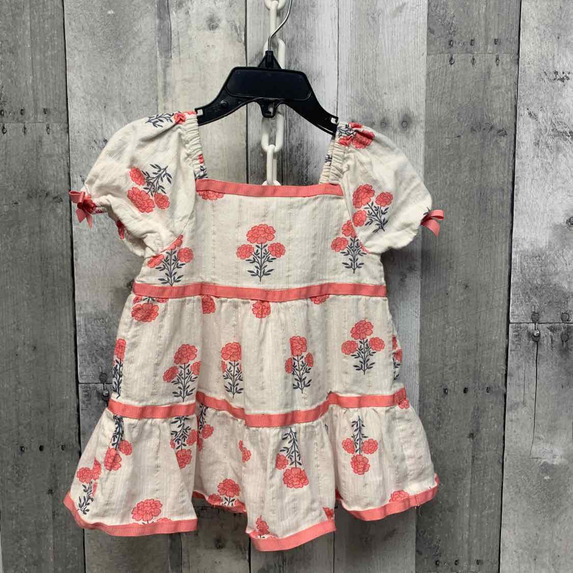 Size 2T White/Pink B Brand Dress