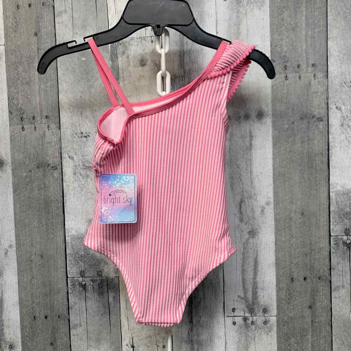 Size 4/5 Pink/White B Brand Swim Suit - 1pc - OodlesCB