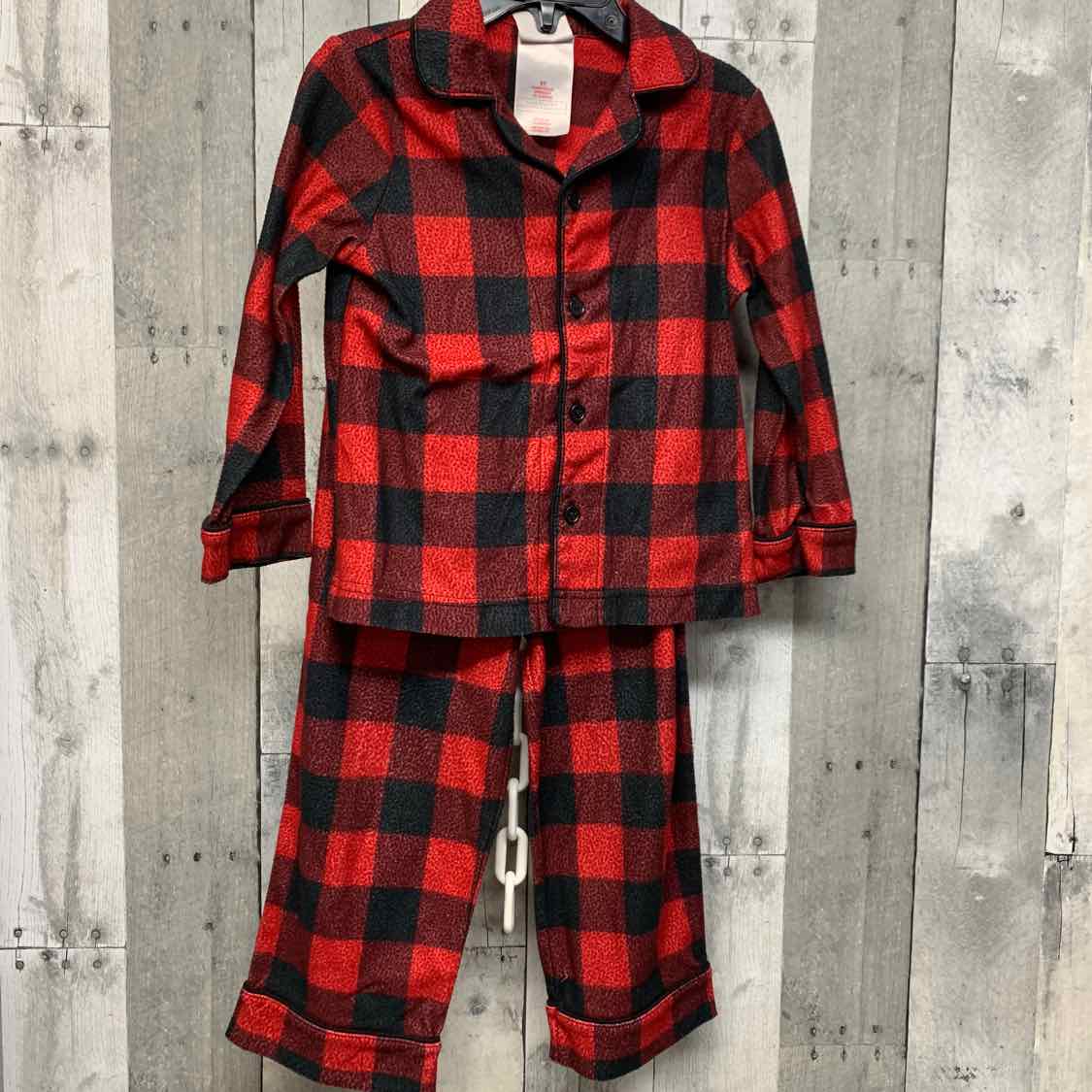 Size 3T Red/Black Holiday Brands 2pc PJs