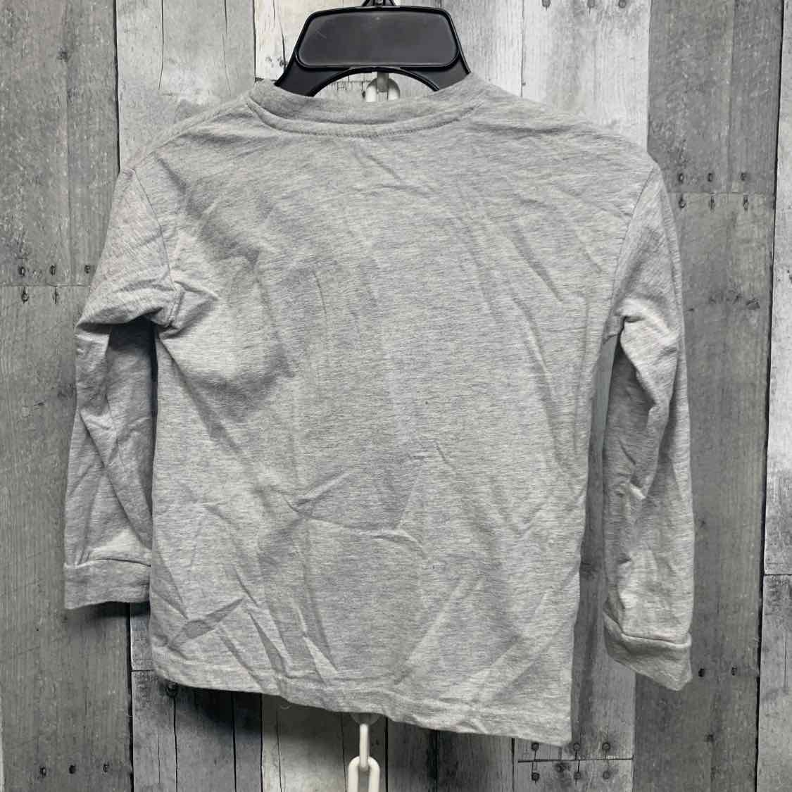 Size 5T Gray Graphic Marvel Long Sleeve Shirt