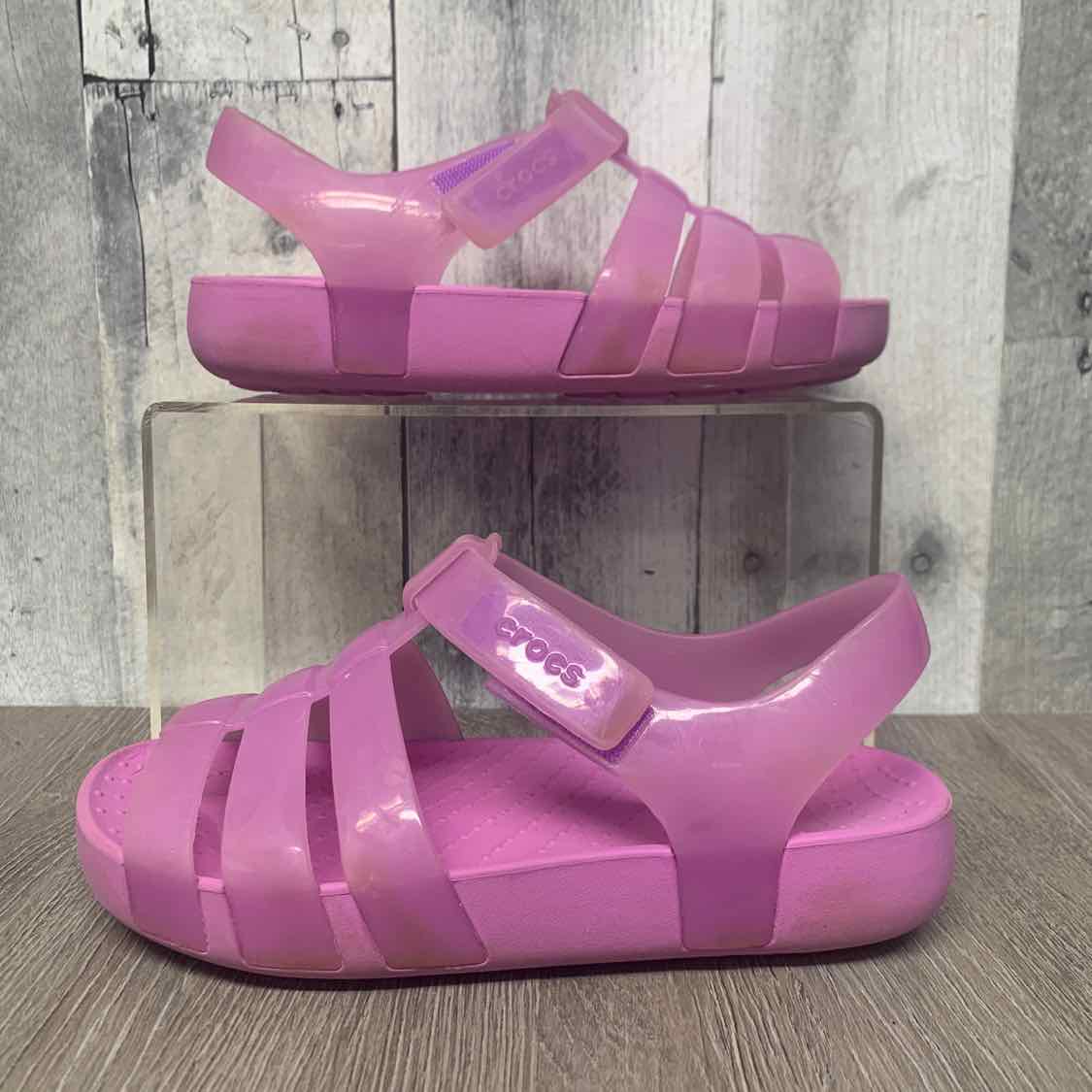 Size 12 Purple Crocs Sandals - OodlesCB