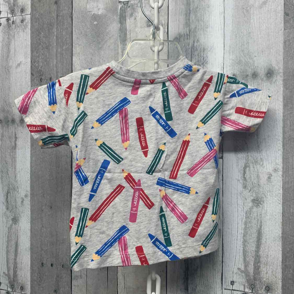 Size 12-18 Months Gray Print Old Navy T Shirt