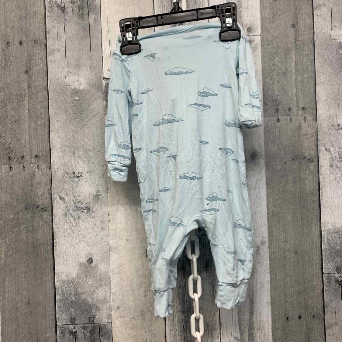 Size 3-6 Months Blue Print Modern Moments by Gerber Footy PJs