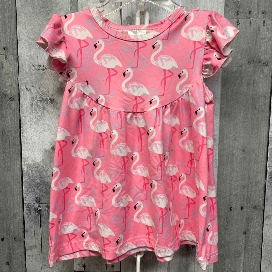 Size 3T Pink Print B Brand Short Sleeve Shirt