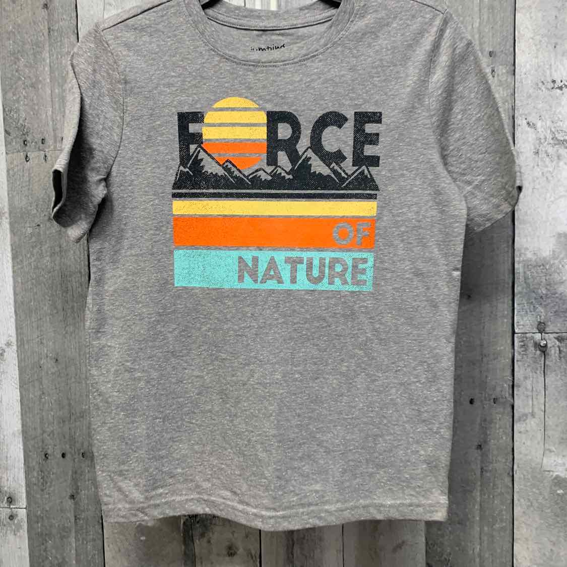 Size 7 Gray Graphic Jumping Beans T Shirt