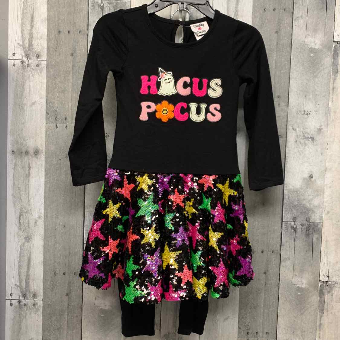 Size 6/6X Black/Pink B Brand Shirt/Leggings