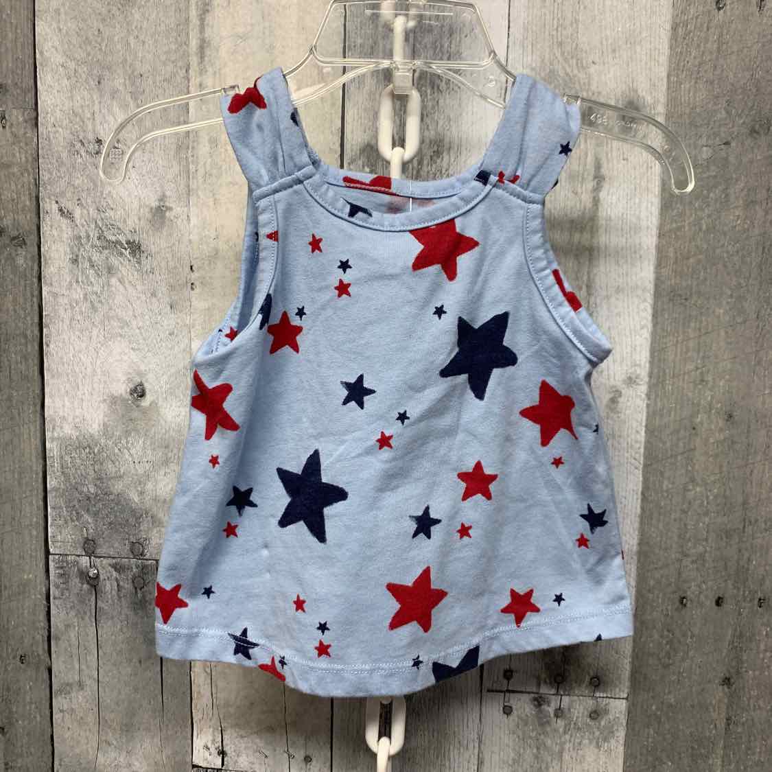 Size 2T Blue Print B Brand Tank Top