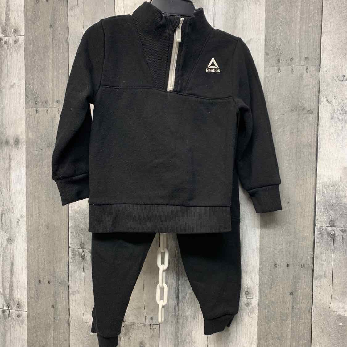 Size 2T Black Reebok Jacket/Pants