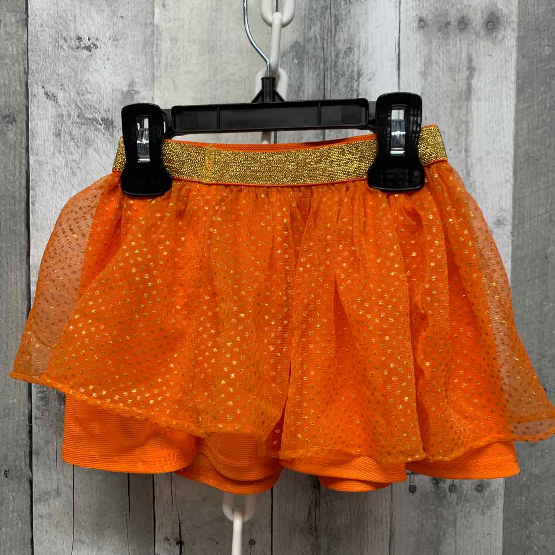 Size 2T Orange Holiday Brands Skirt