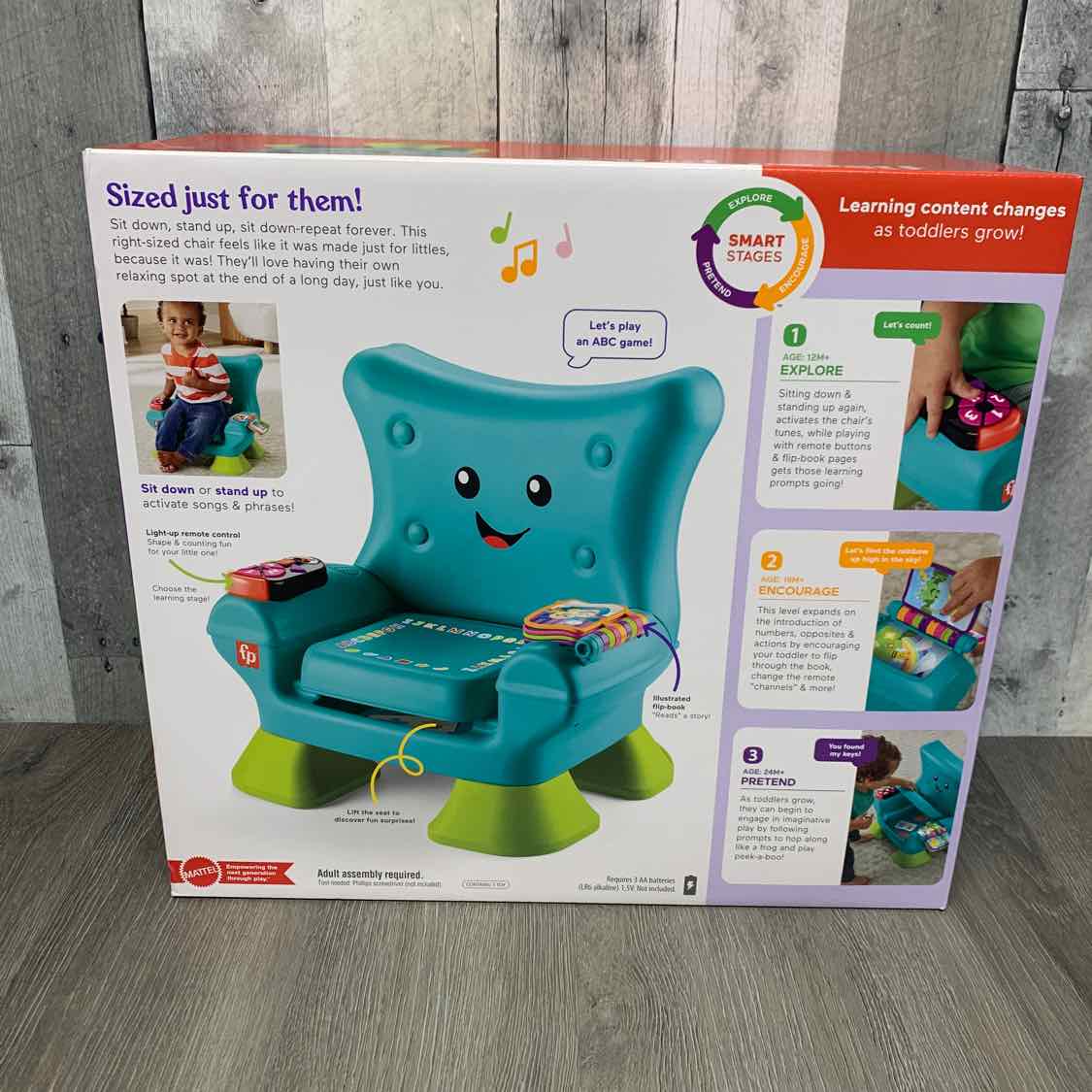 Fisher Price Blue/Green Interactive Baby Toy