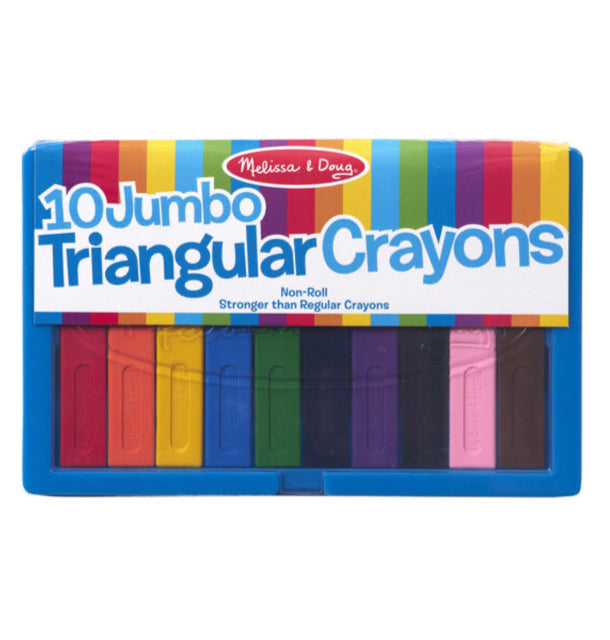 Melissa & Doug Jumbo Triangular Crayons