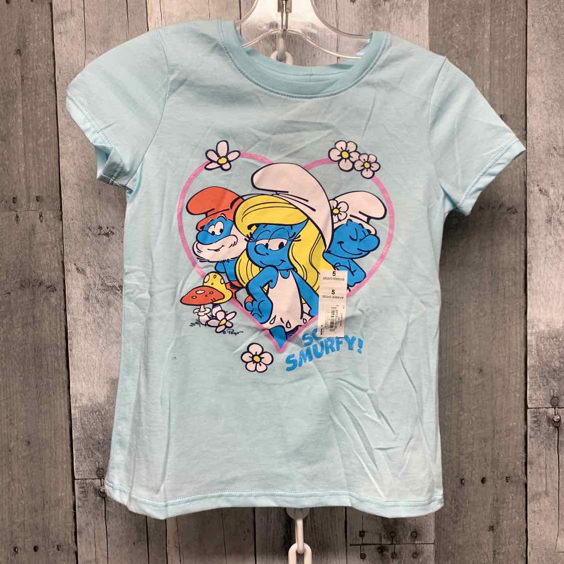 Size 5 Blue Graphic Jumping Beans T Shirt