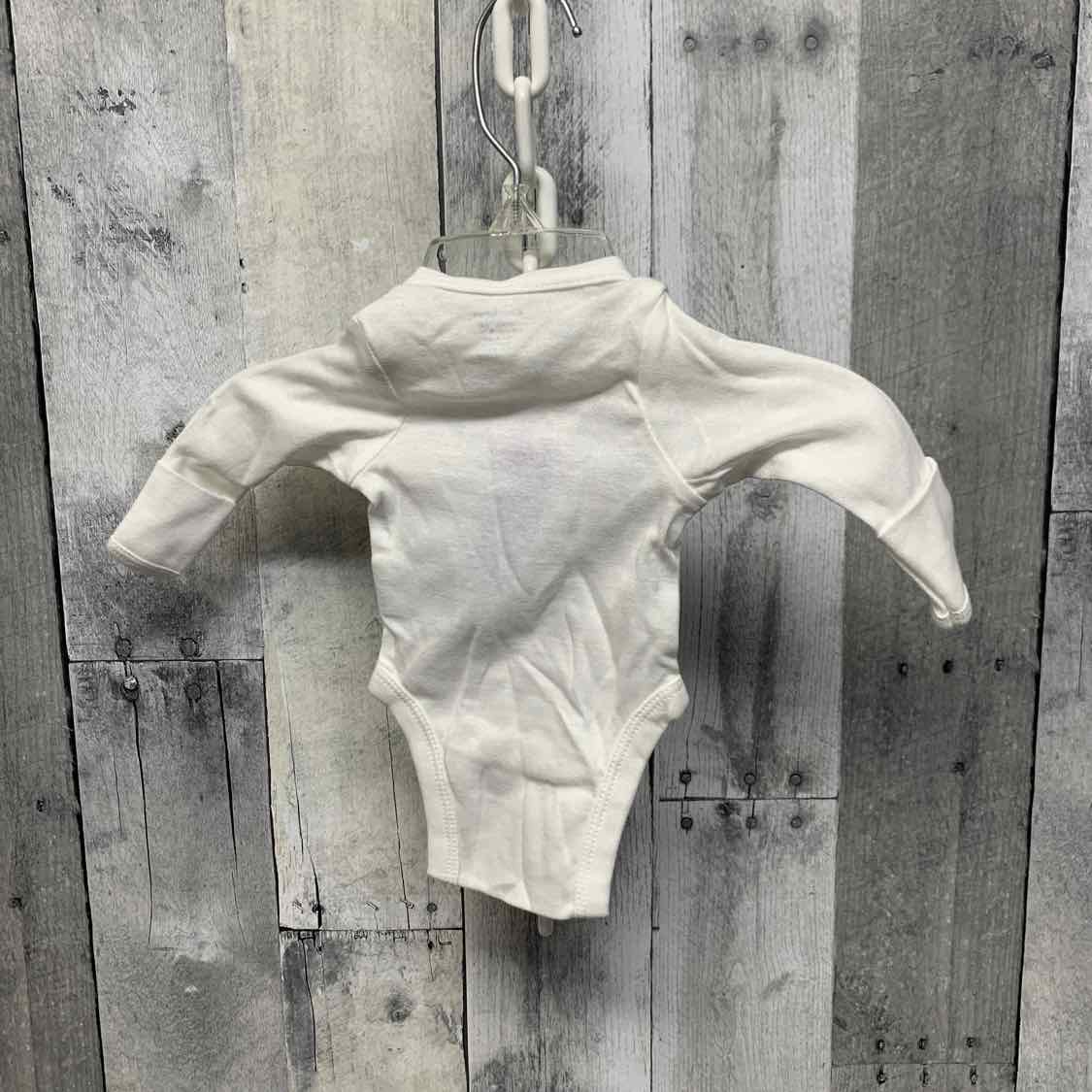 Size Preemie White Gerber Bodysuit