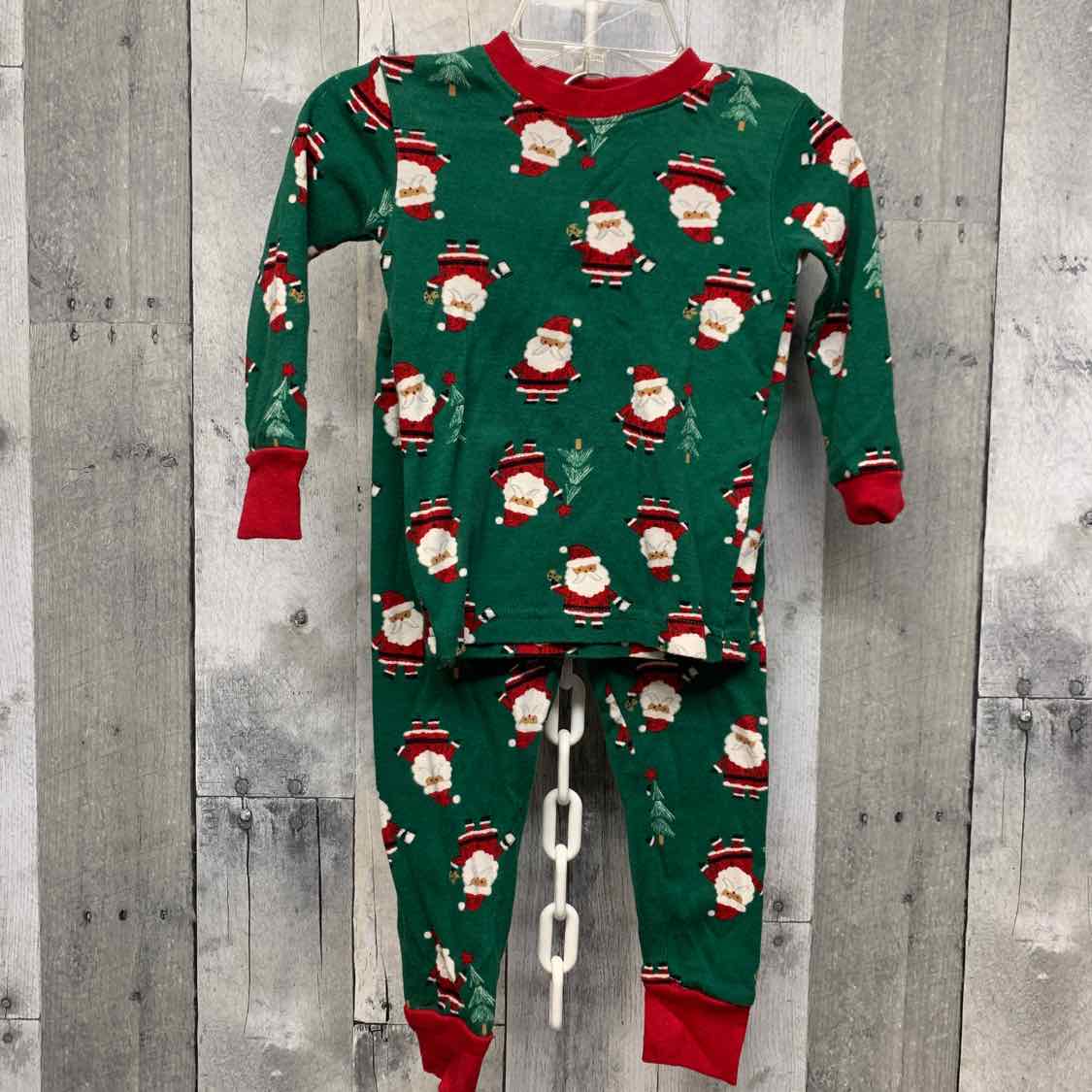 Size 18 Months Green Print Carter's 2pc PJs