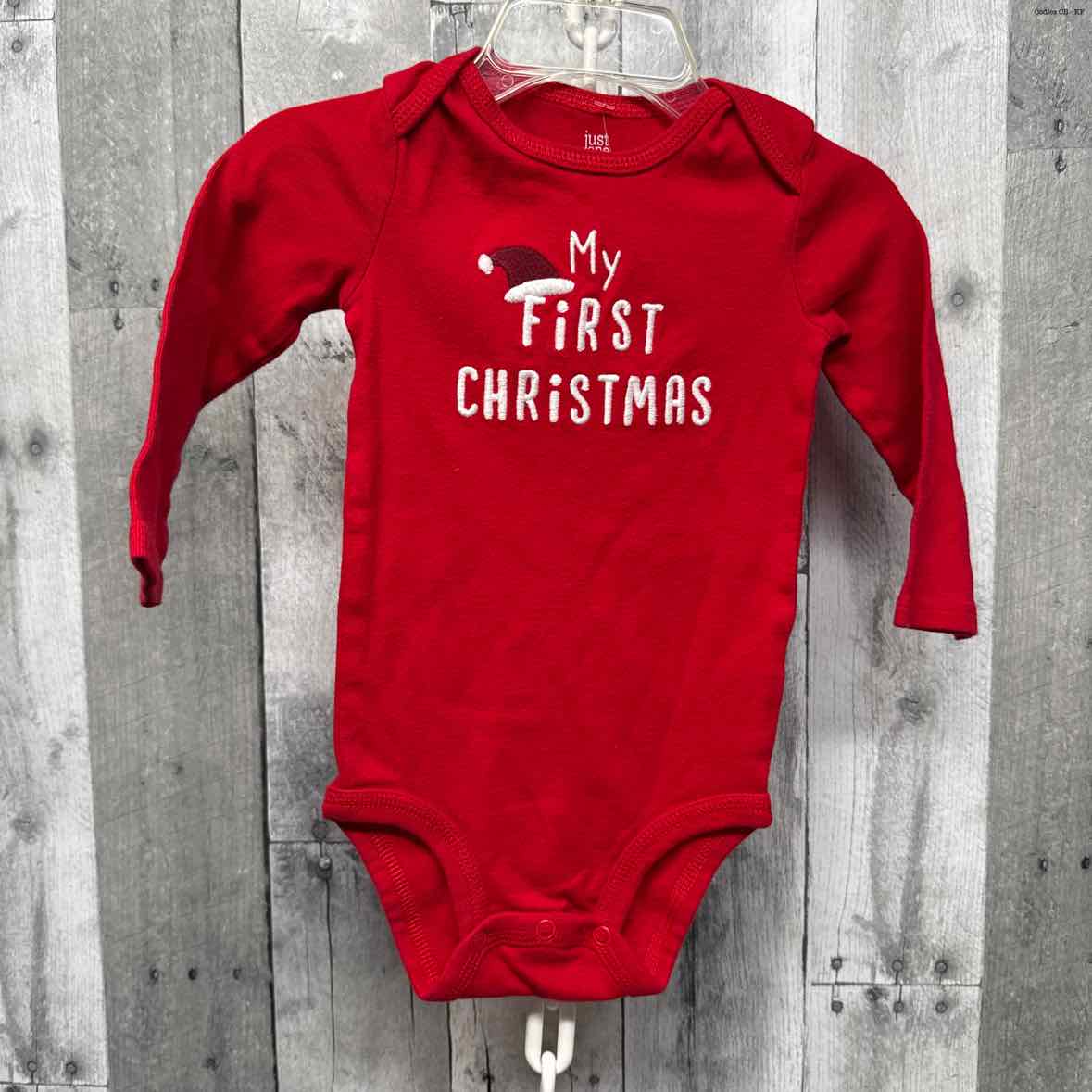 Size 12 Months Red/White Just One You Bodysuit