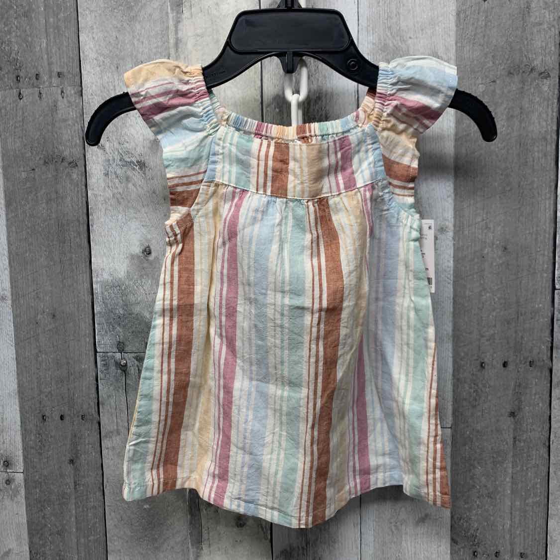 Size 4T Pink Striped Carter's Tank Top
