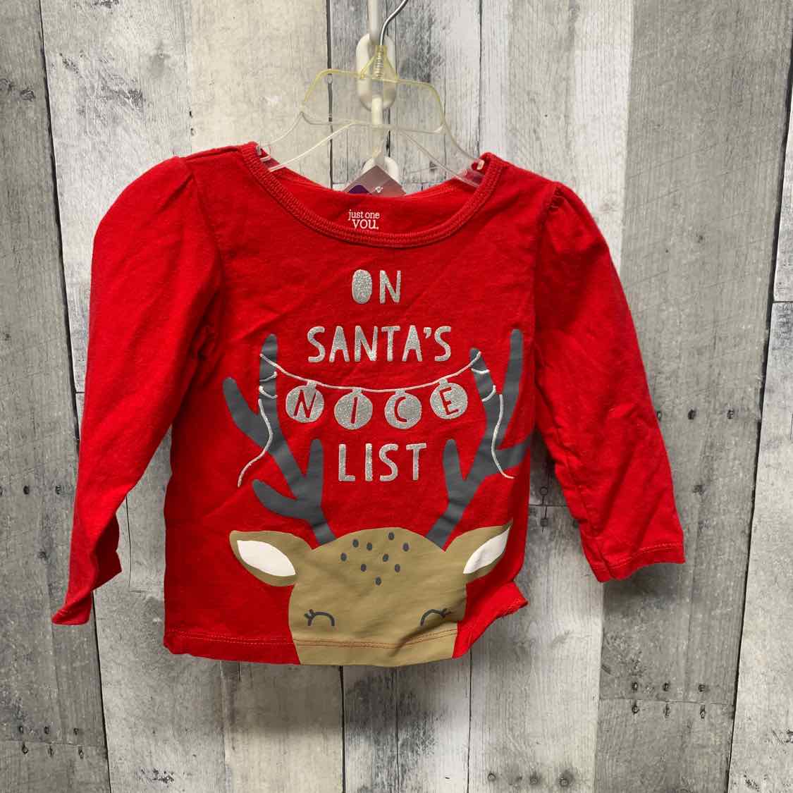 Size 18 Months Red Graphic Carter's Long Sleeve Shirt