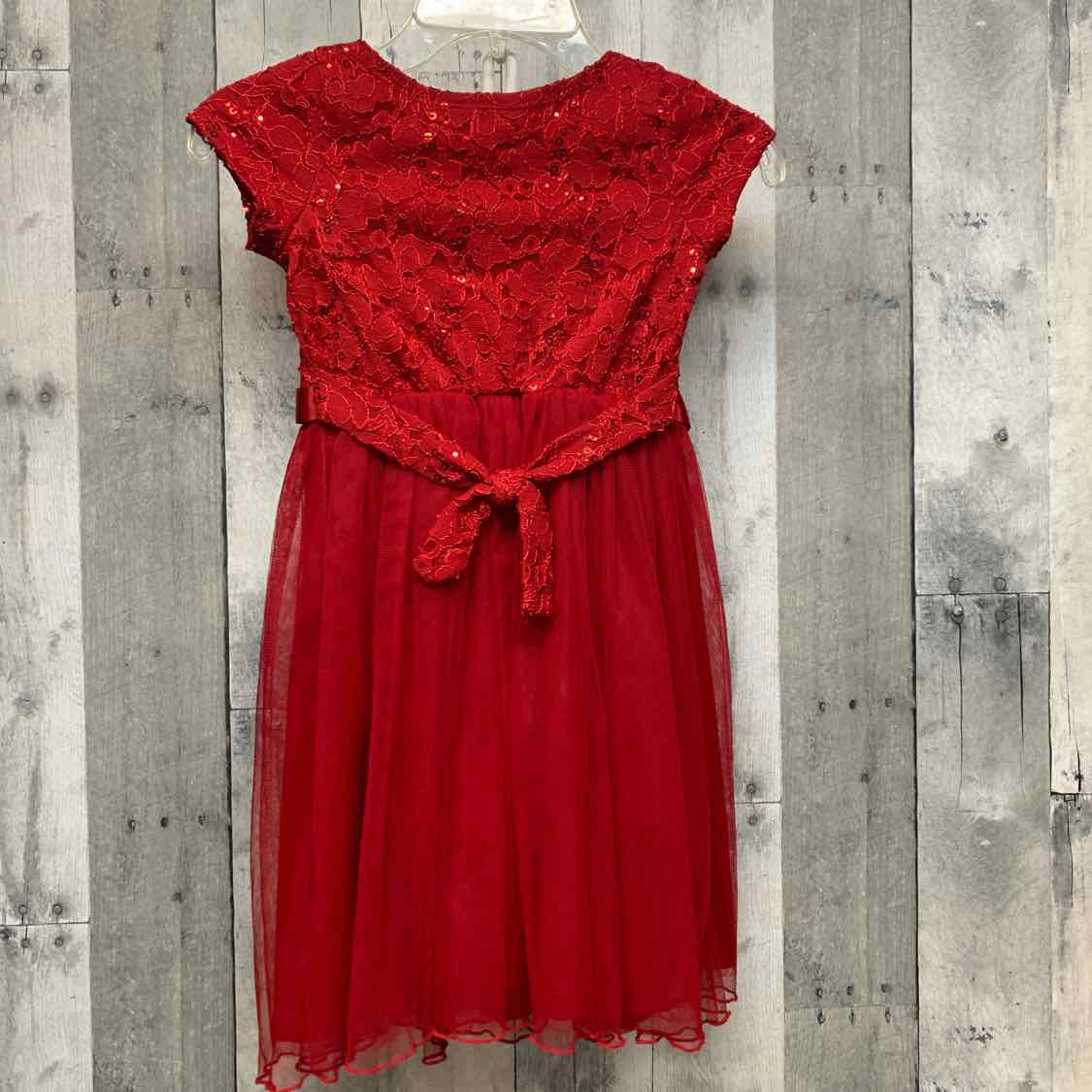 Size 6 Red Mid Brand Dress - Party