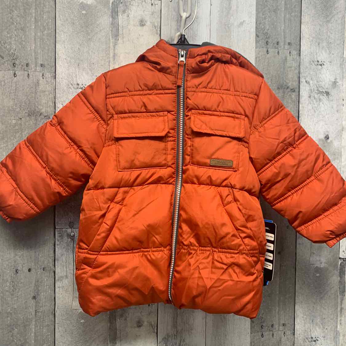 Size 2T Orange/Gray iXtreme Snow Jacket