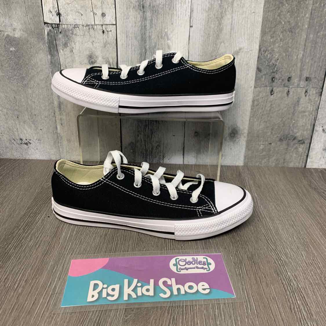 Size 3 Black Converse Sneakers