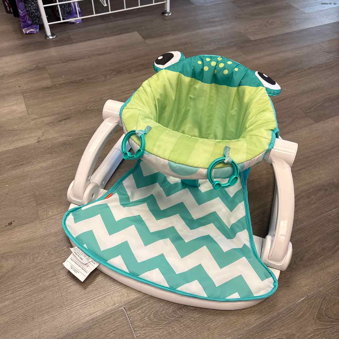 Fisher Price Blue/White Frog Infant Seat