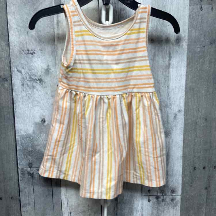 Size 12 Months Yellow/Orange Cat & Jack Dress - Knit