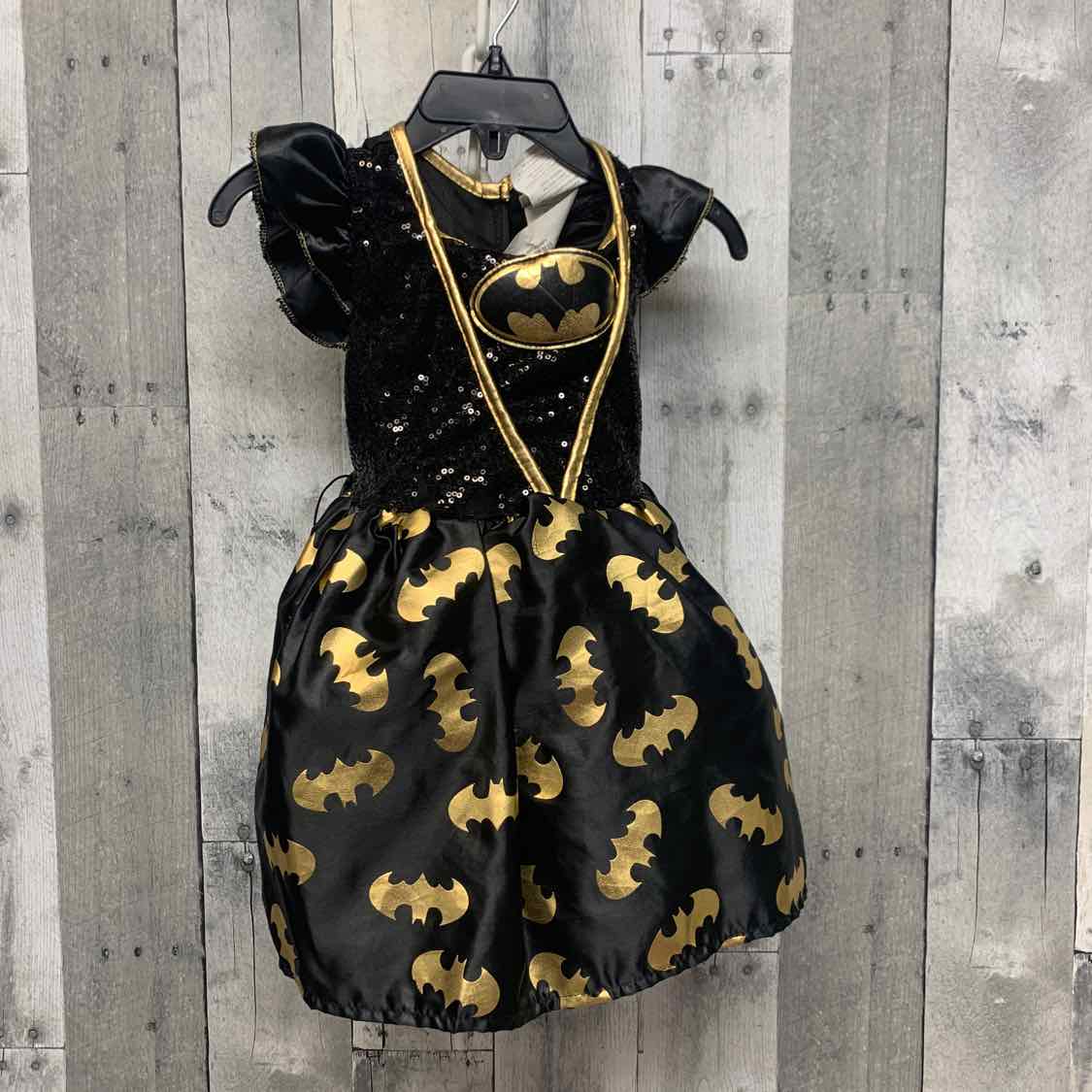 DC Comics Black/Gold Size XSmall Halloween Costume - Little Kid
