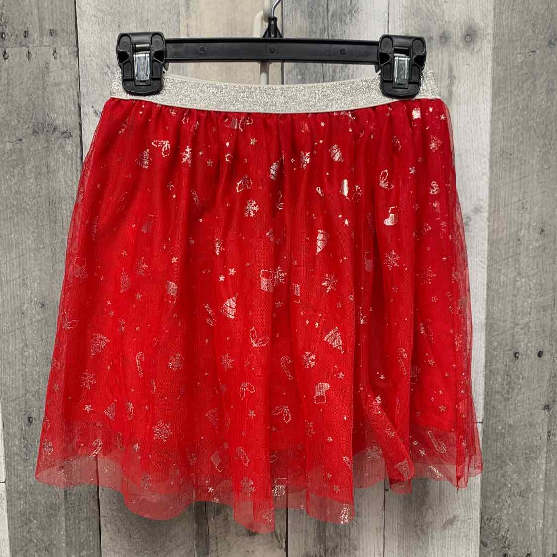 Size 7 Red Print Jumping Beans Skirt - OodlesCB