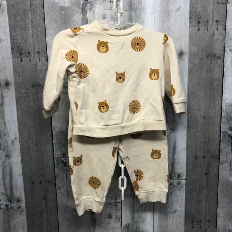Size 6-9 Months Ivory/Tan Cloud Island Shirt/Pants
