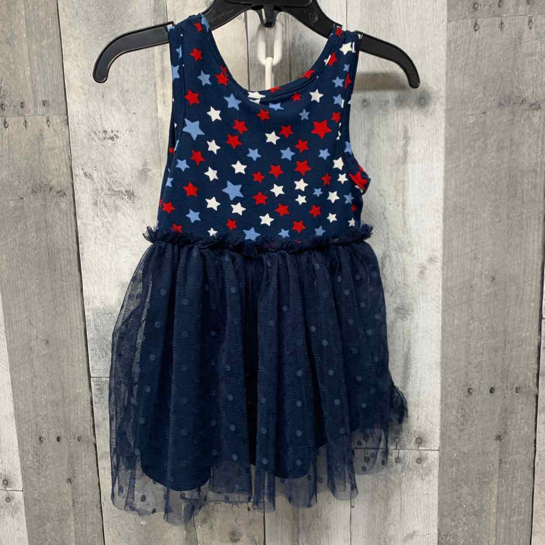 Size 12 Months Red/White/Blue Holiday Brands Dress