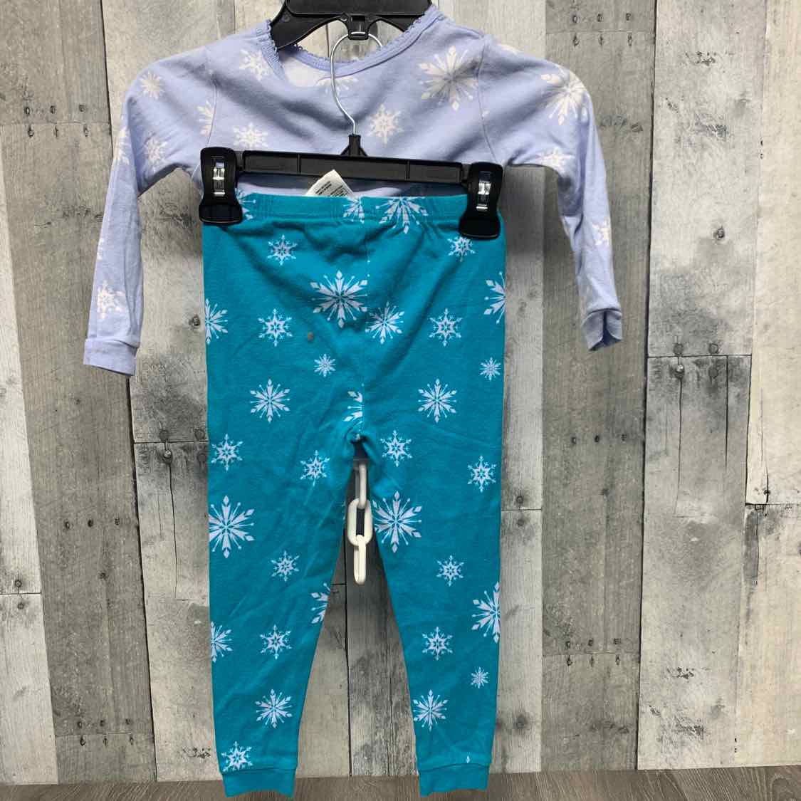 Size 4T Blue/Teal Disney 2pc PJs