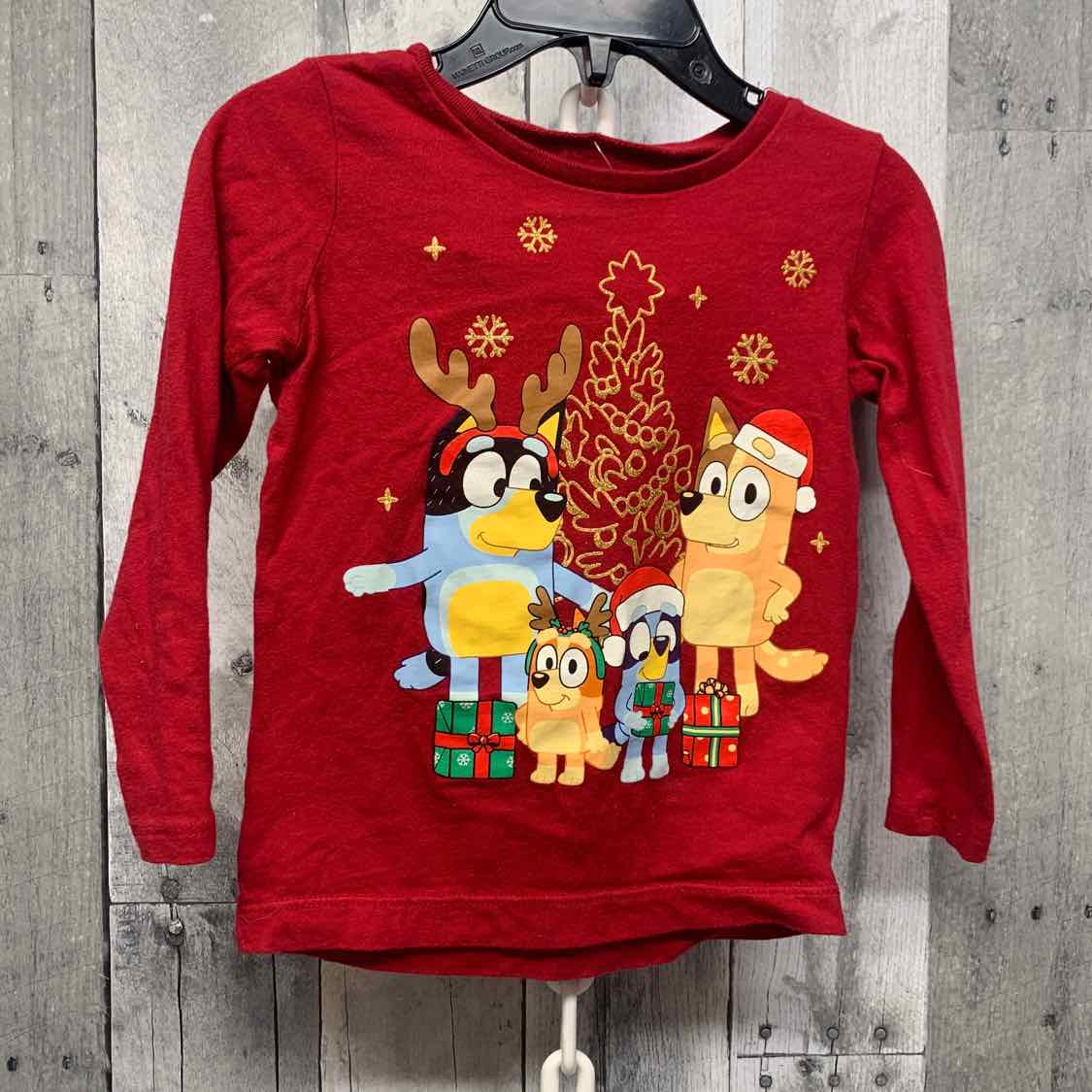 Size 2T Red Graphic Disney Long Sleeve Shirt
