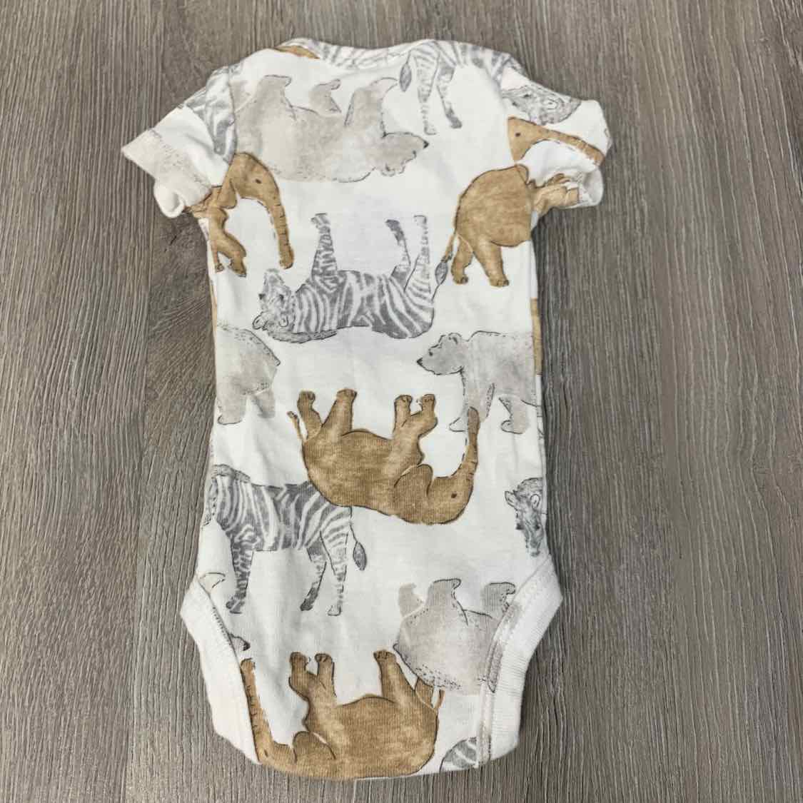 Size Preemie White Print Child of Mine Bodysuit