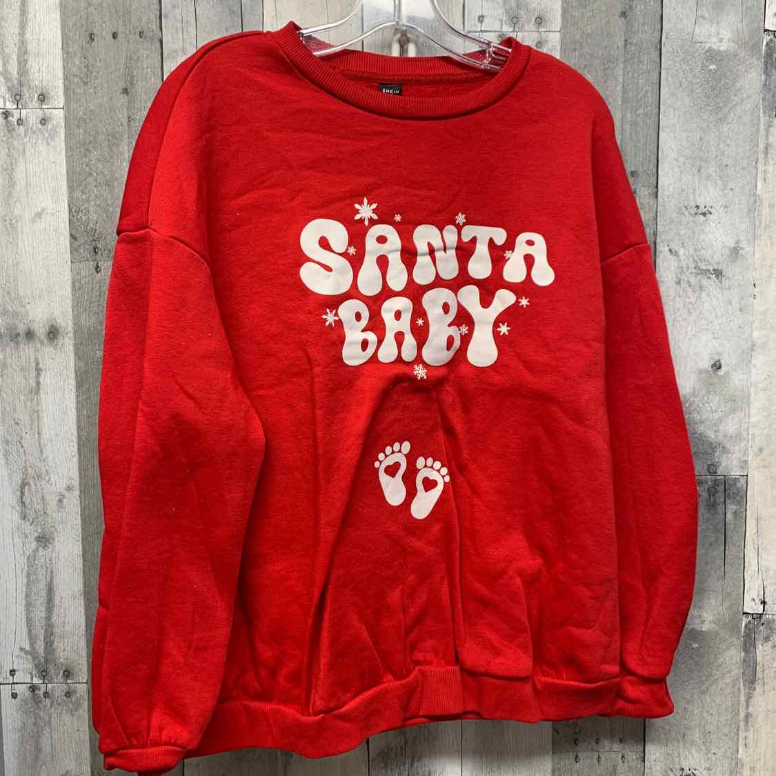 Size M Red Shein Long Sleeve Top