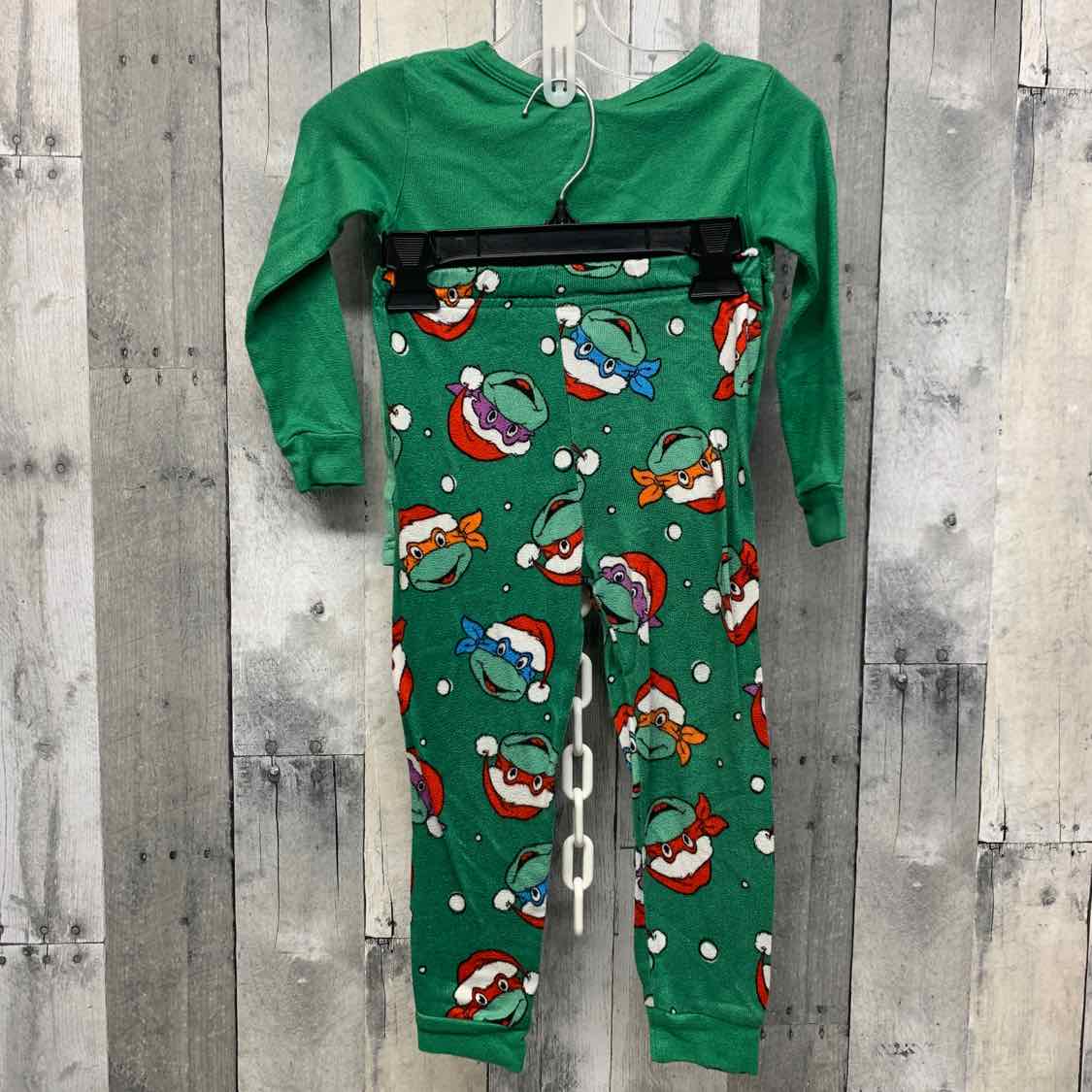 Size 6 Green Nickelodeon 2pc PJs