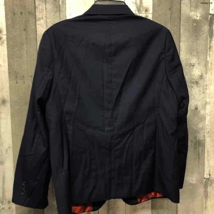 Size 12 Husky Navy B Brand Suit Jacket