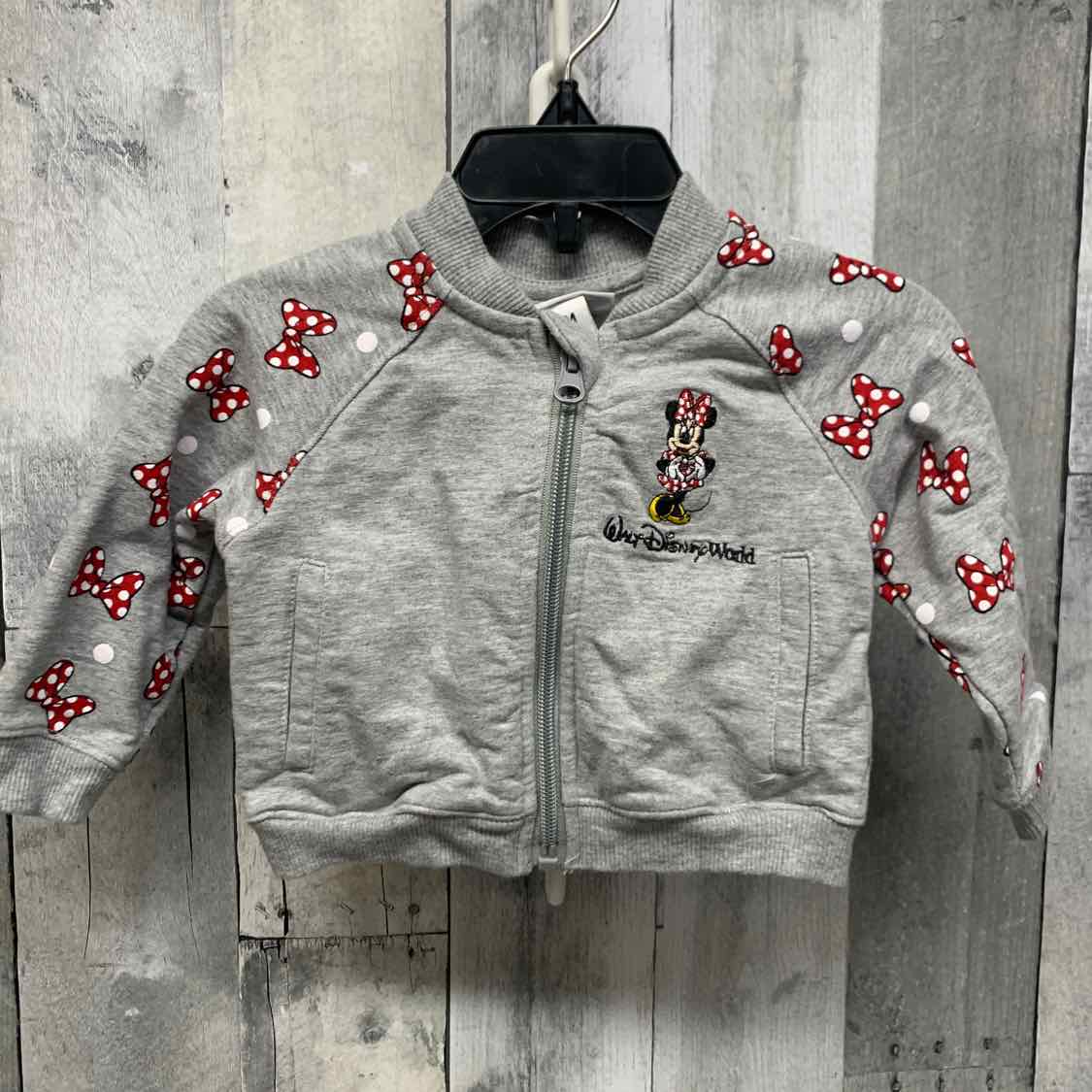 Size 6 Months Gray/Red Disney Parks Light Jacket