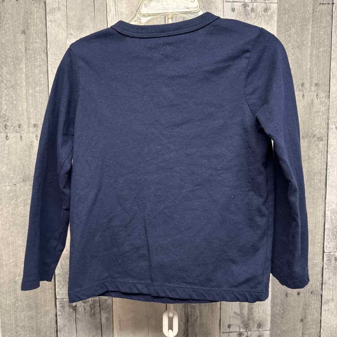 Size 3T Navy Graphic Children's Place Long Sleeve Shirt