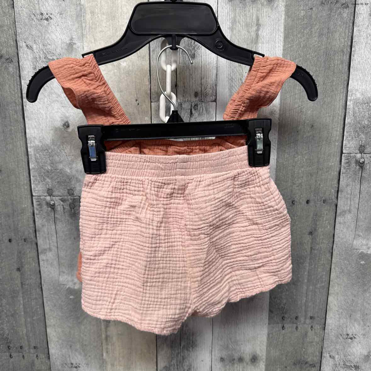 Size 5T Pink Modern Moments by Gerber Shirt/Shorts