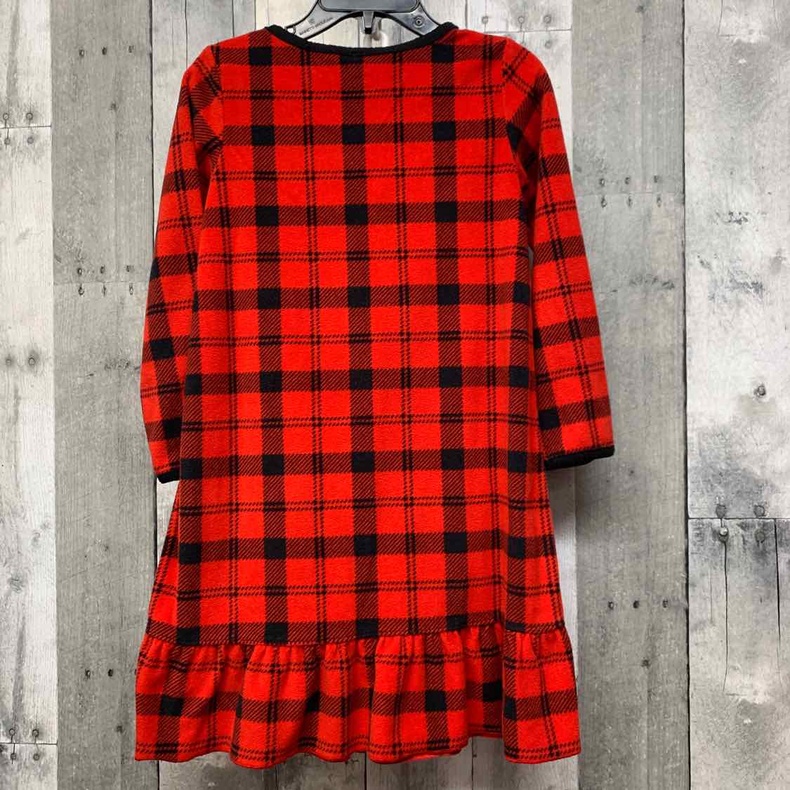 Size 2/3 Red Plaid Carter's Nightgown