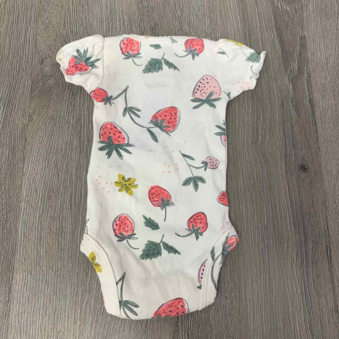 Size Preemie White Print Child of Mine Bodysuit
