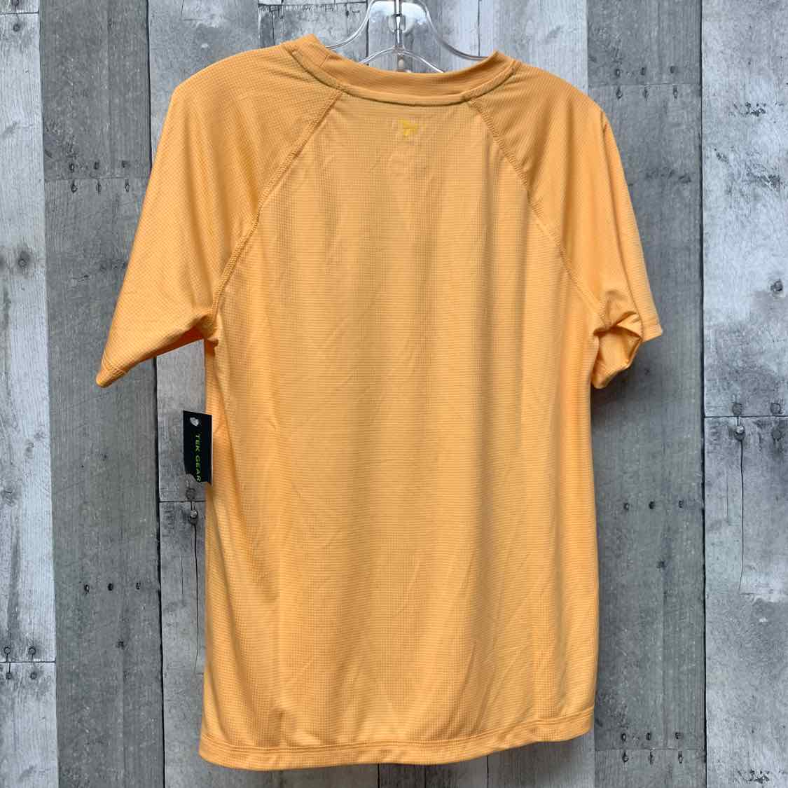 Size 10/12 Orange Tek Gear Short Sleeve Shirt