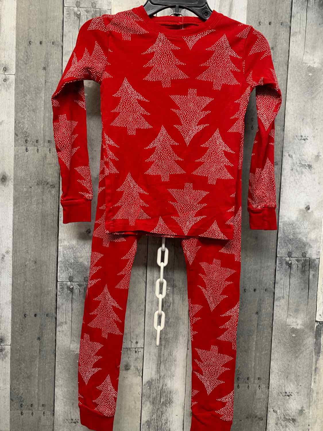 Size 8 Red/White Carter's 2pc PJs